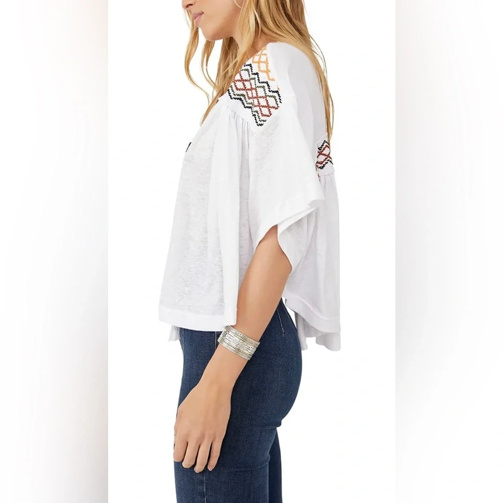 NWT Free People Market Tee Top
